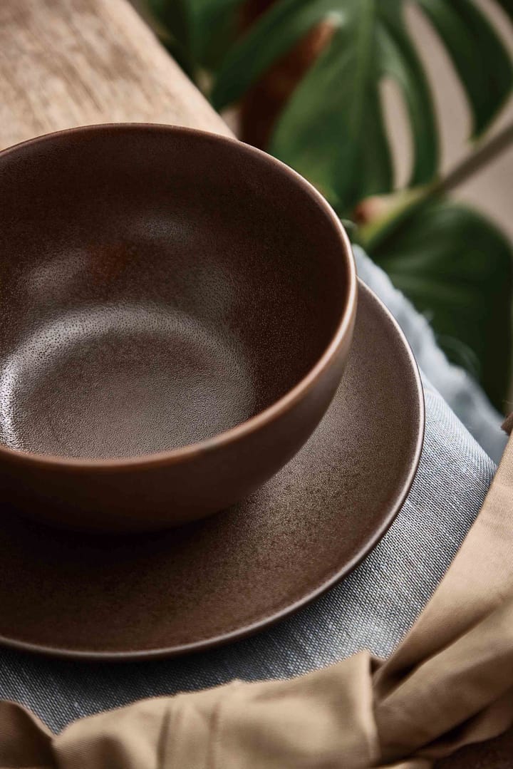 Ceramic Workshop leipälautanen Ø19,5 cm - Chestnut-matte brown - Aida