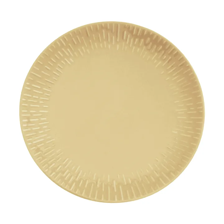 Confetti lautanen - Mustard, Ø27,5 cm - Aida