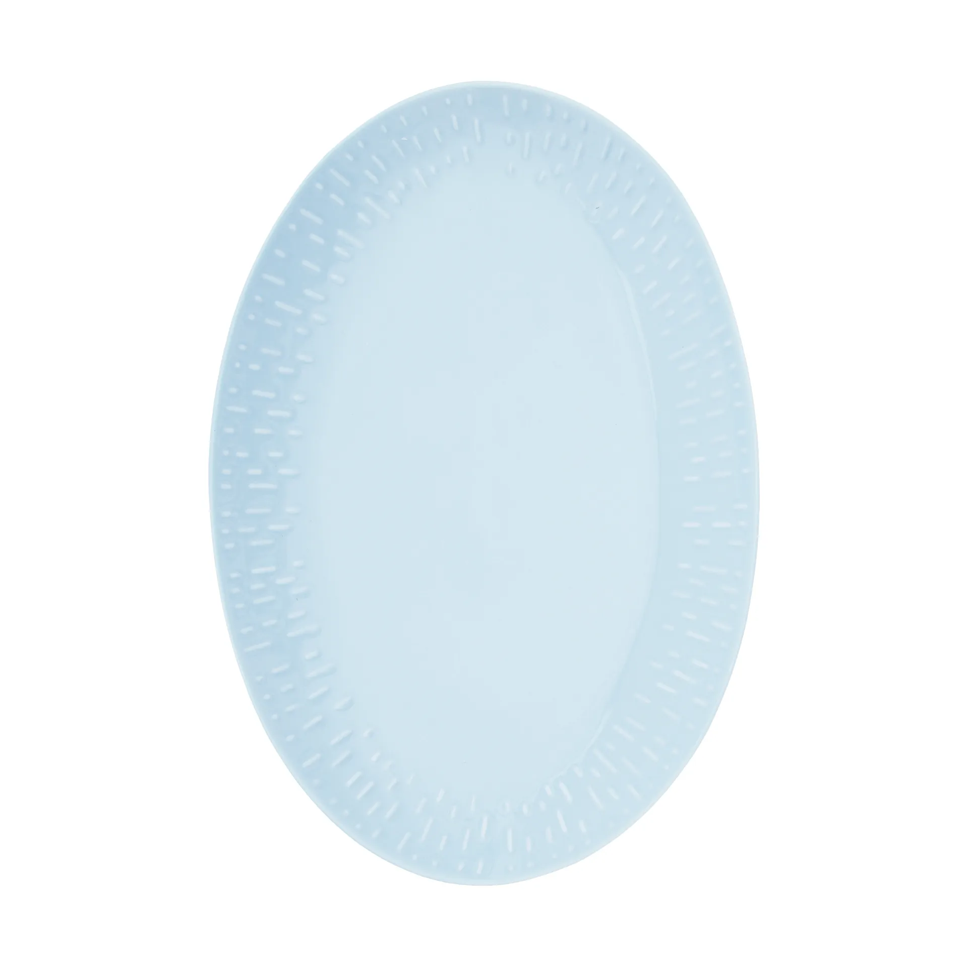 Confetti soikea vati, Aqua, 25,5×36 cm Aida