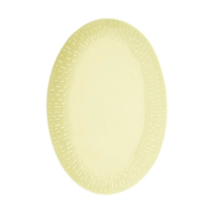 Confetti soikea vati - Lemon, 25,5×36 cm - Aida