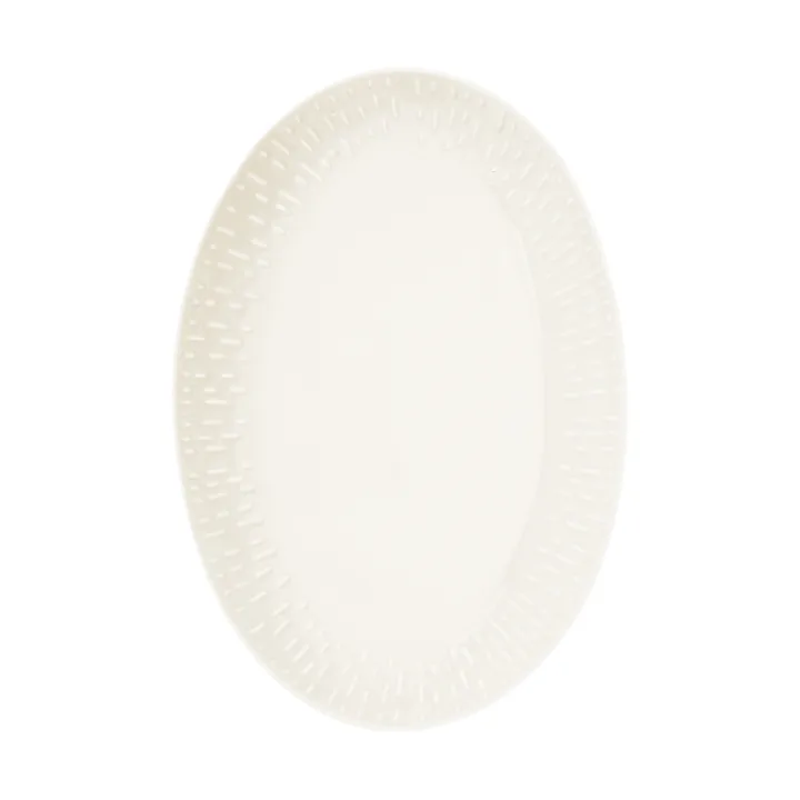 Confetti soikea vati - Vanilla, 25,5×36 cm - Aida