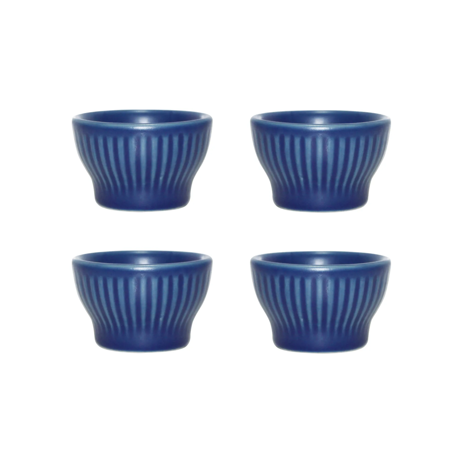 Groovy munakuppi 4-pack, Blue stoneware Aida