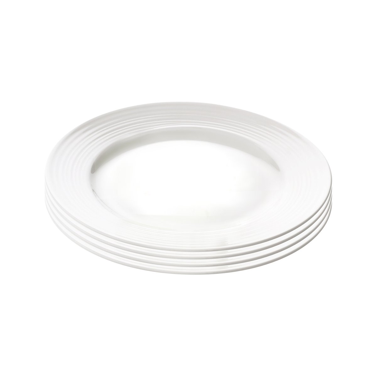 Aida Passion jälkiruokalautanen, 4-pakkaus 20 cm | Skandinaavinen Sisustus | Asetit | Valkoinen