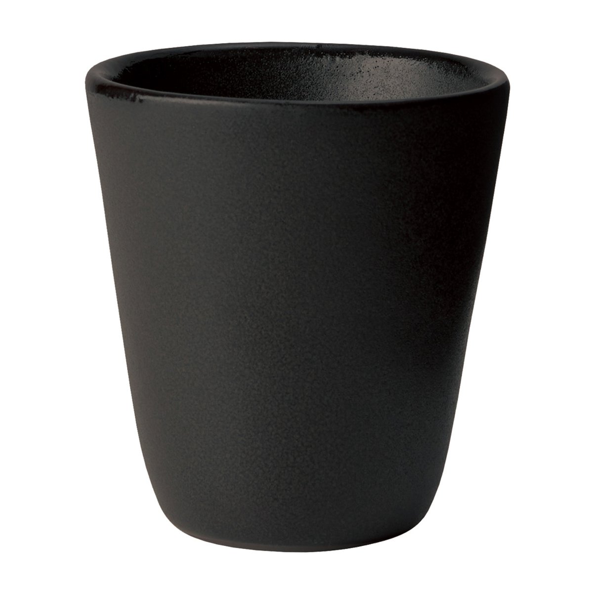 Aida Raw kaksiseinäinen muki 25 cl Titanium black | Skandinaavinen Sisustus | Kahvikupit | Musta
