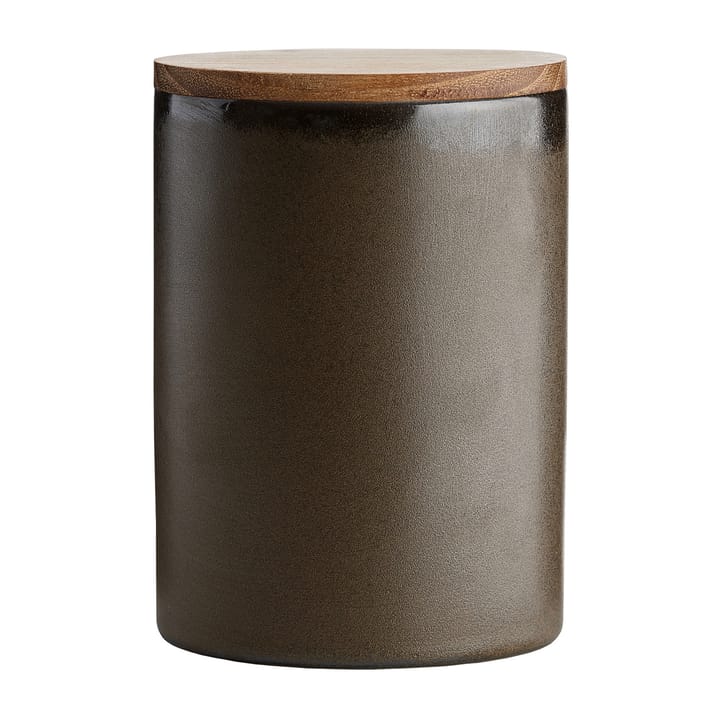 Raw kannellinen säilytyspurkki 15 cm - Metallic brown - Aida