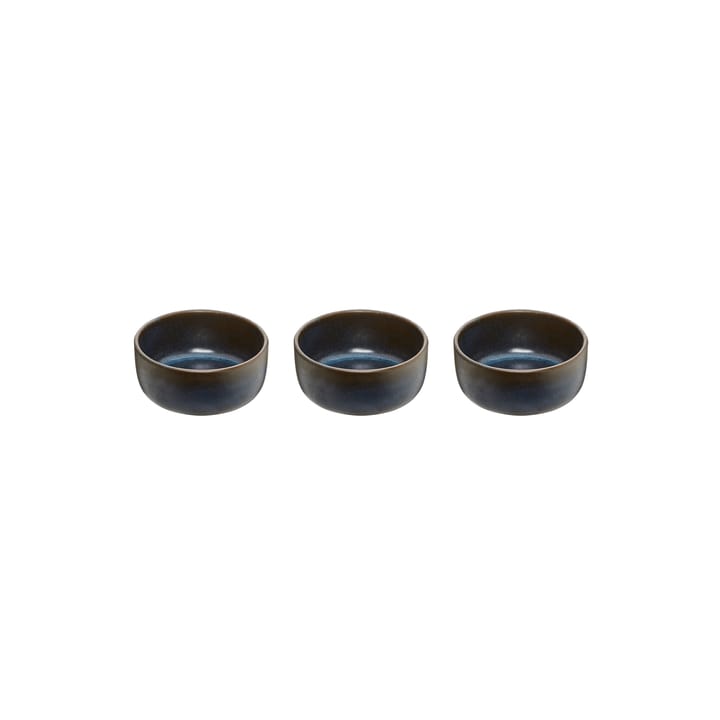 Raw kulho mini Ø 7,5 cm, 3-pakkaus, Midnight blue Aida