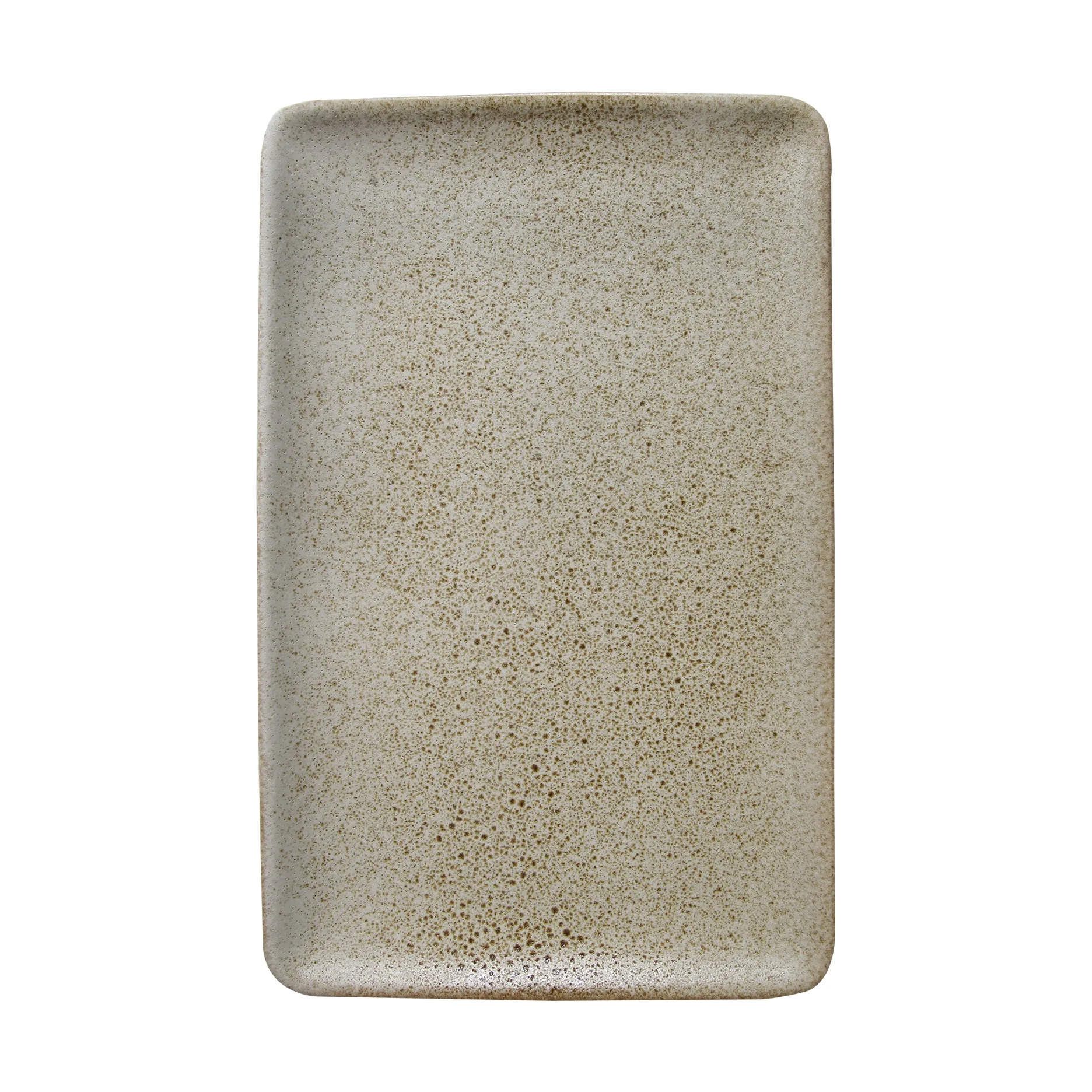 Raw lautanen 23,5x15 cm, Sandy beige Aida