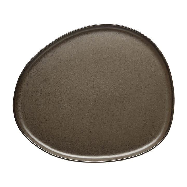 Raw Organic -lautanen 29 x 25 cm - Metallic Brown - Aida