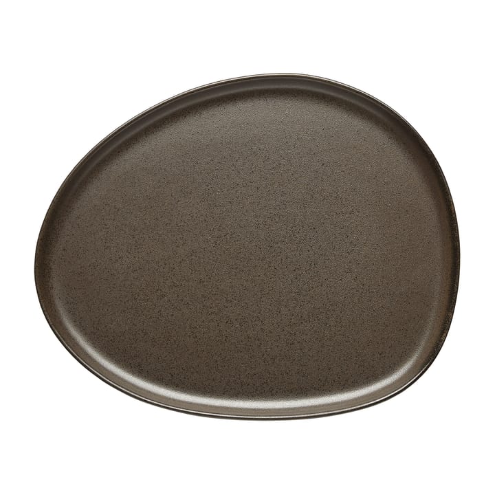 Raw Organic -lounaslautanen 24 x 21 cm - Metallic Brown - Aida