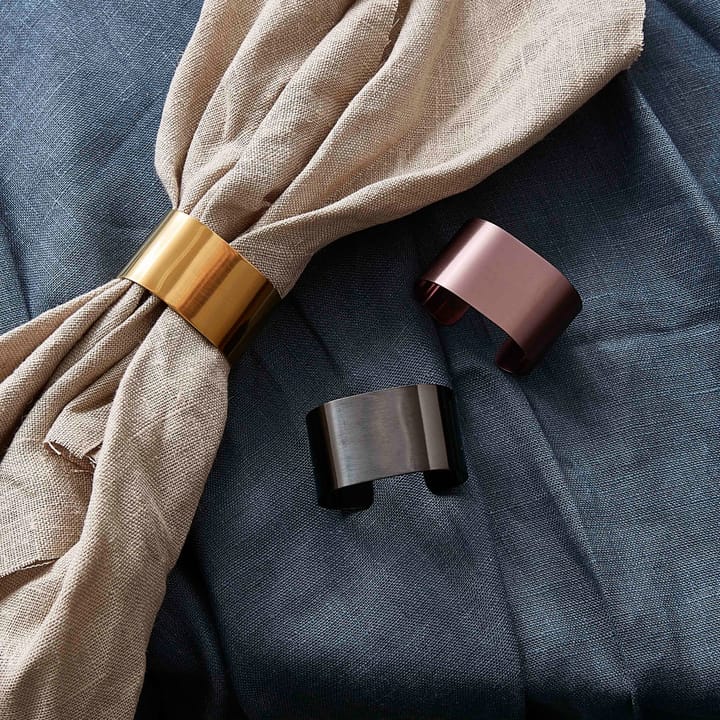 Raw servettiteline 4-pack, Rosegold Aida