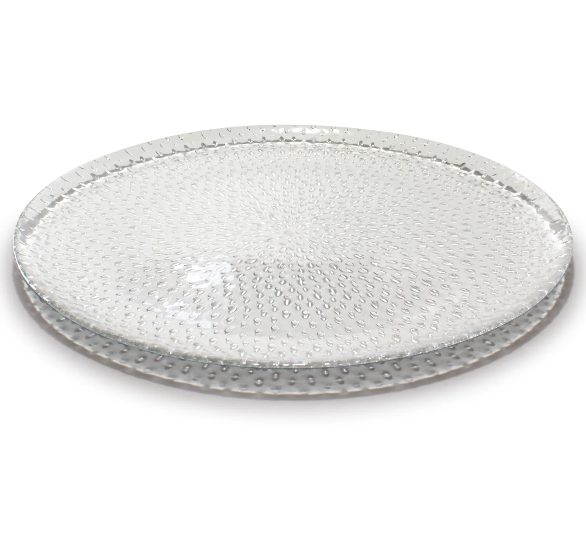 Raw tarjoilulautanen lasi, Kirkas Aida