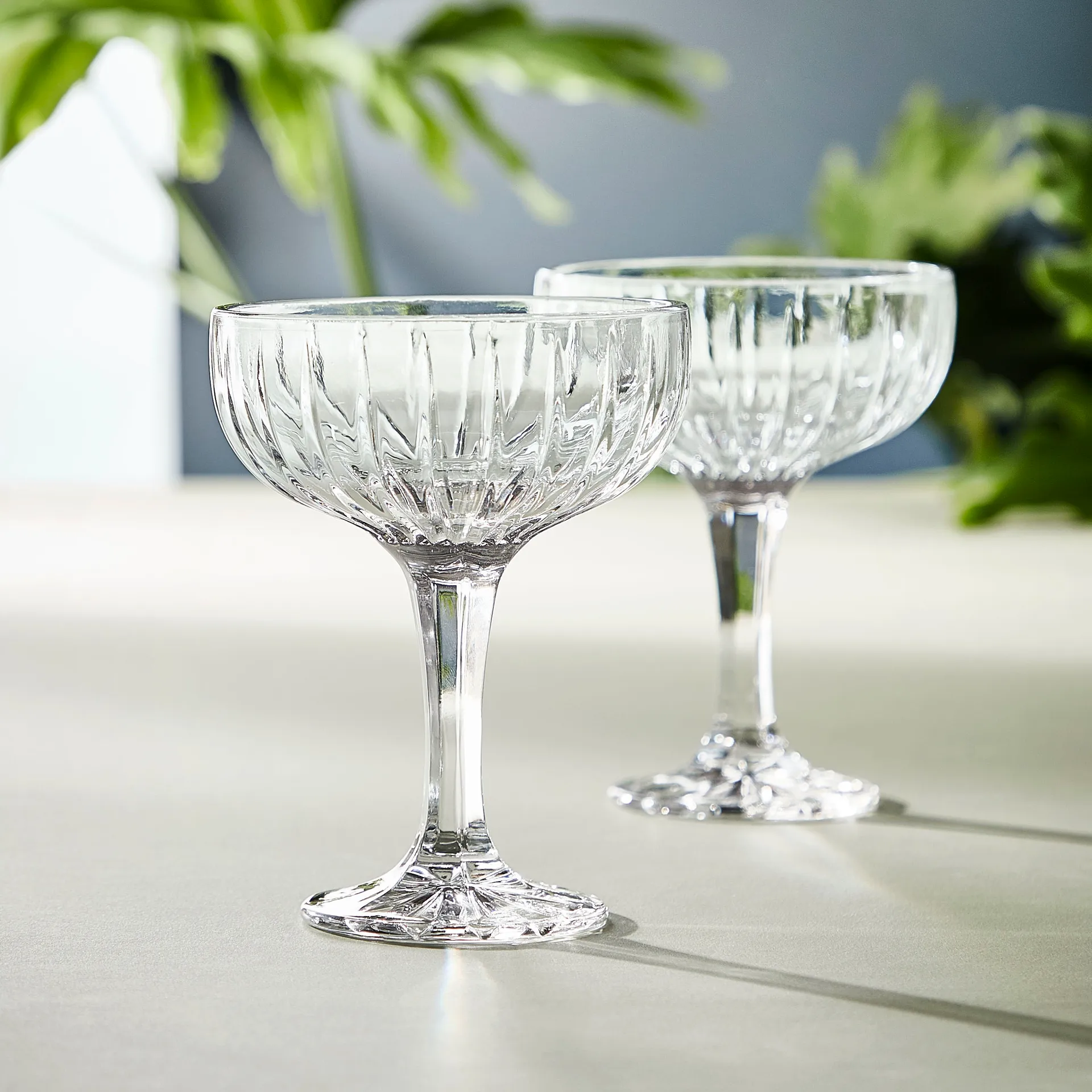 Relief samppanjalasi 4-pakkaus, Kirkas Aida