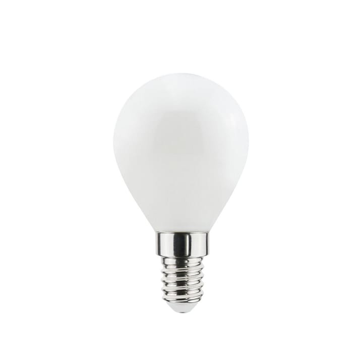 Airam Filament LED dim to warm-klot E14 valonlähde - opal, p45 - Airam
