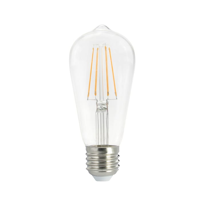 Airam Filament LED Edison valonlähde - Kirkas himmennettävä 4-filamentti e27-5w - Airam