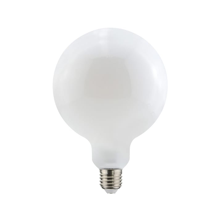 Airam Filament LED- glob 125mm valonlähde - opal, himmennettävä e27, 9w - Airam