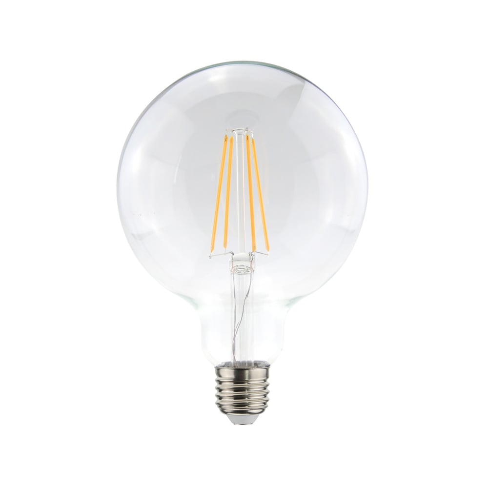 Airam Airam Filament LED-globi 125mm valonlähde Kirkas himmennettävä 4-filamentti e27-5w