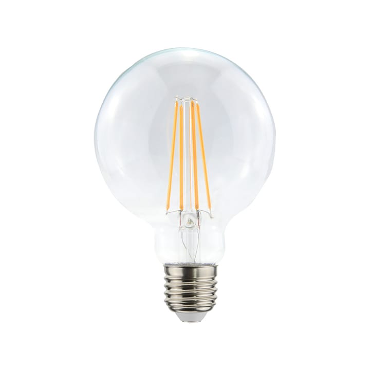Airam Filament LED-globi 95mm valonlähde - selvä, himmennettävä e27, 4w - Airam