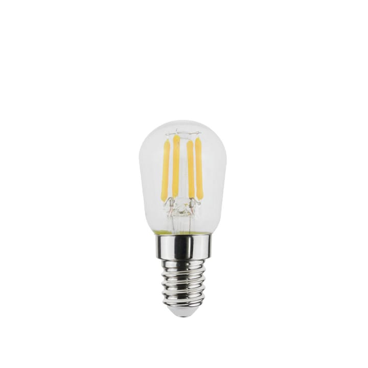 Airam Filament LED päärynälamppu valonlähde - selvä, muistilla, t26 e14, 3w - Airam