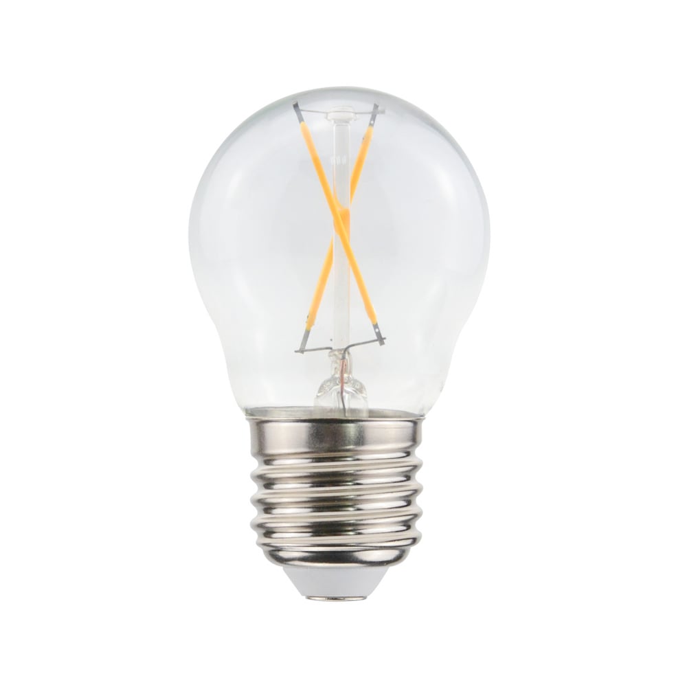 Airam Airam Filament LED-pallovalaisin valonlähde kirkas ei himmennettävä 2-filamentti e27 1w