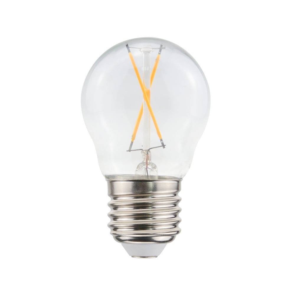 Airam Filament LED-pallovalaisin valonlähde kirkas, ei himmennettävä, 2-filamentti e27, 1w