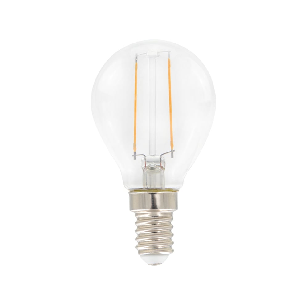 Airam Airam Filament LED – pallovalo valonlähde kirkas ei himmennettävä e14 2w