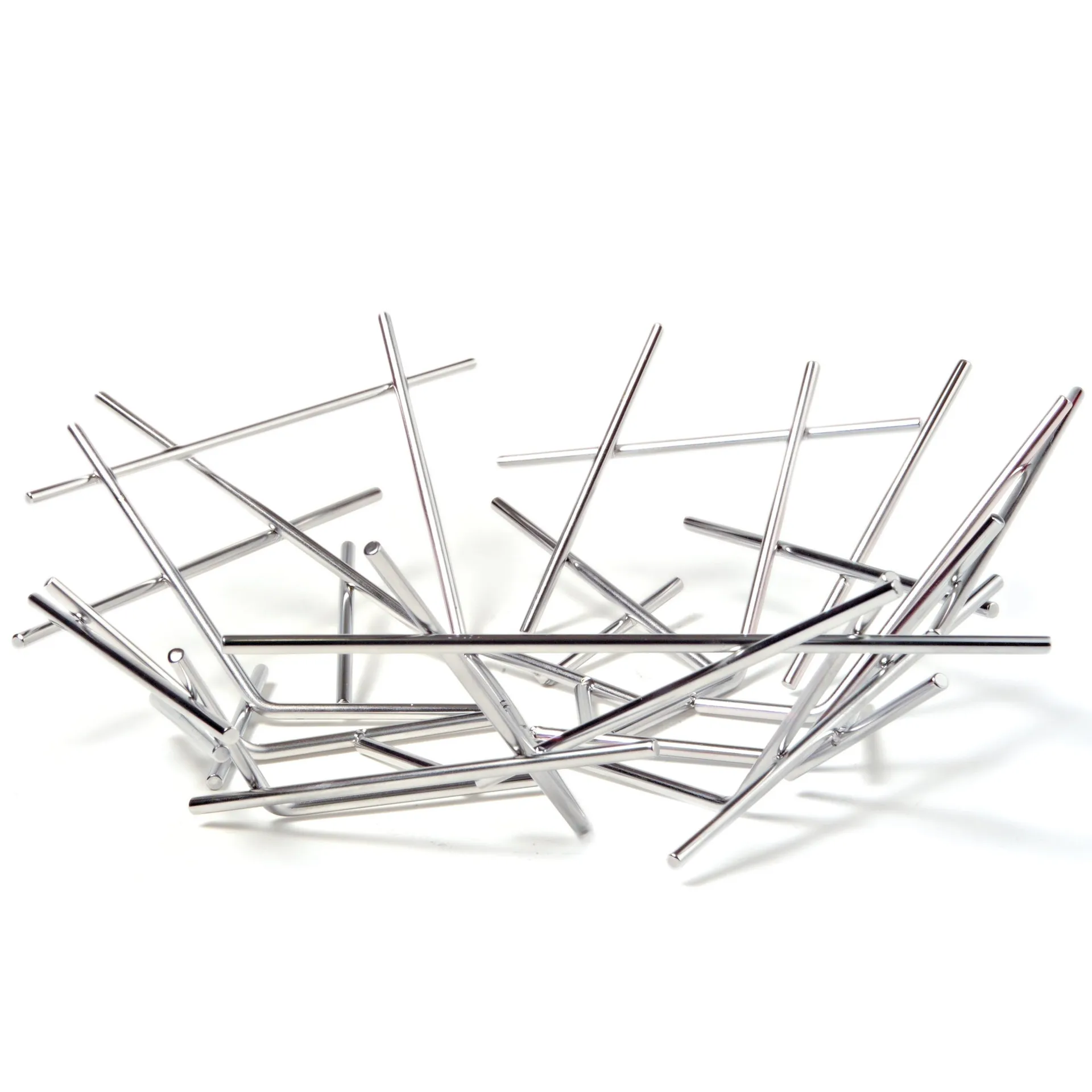 Blow up hedelmäkori, ruostumaton teräs Alessi