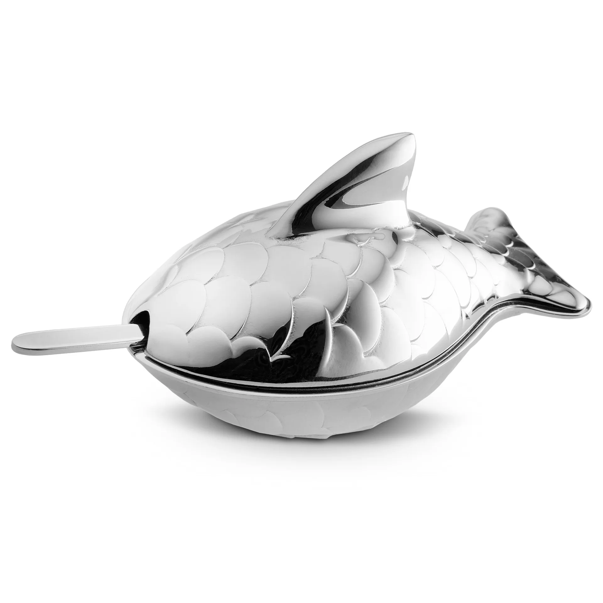 Colombina fish suola-astia, ruostumaton teräs Alessi