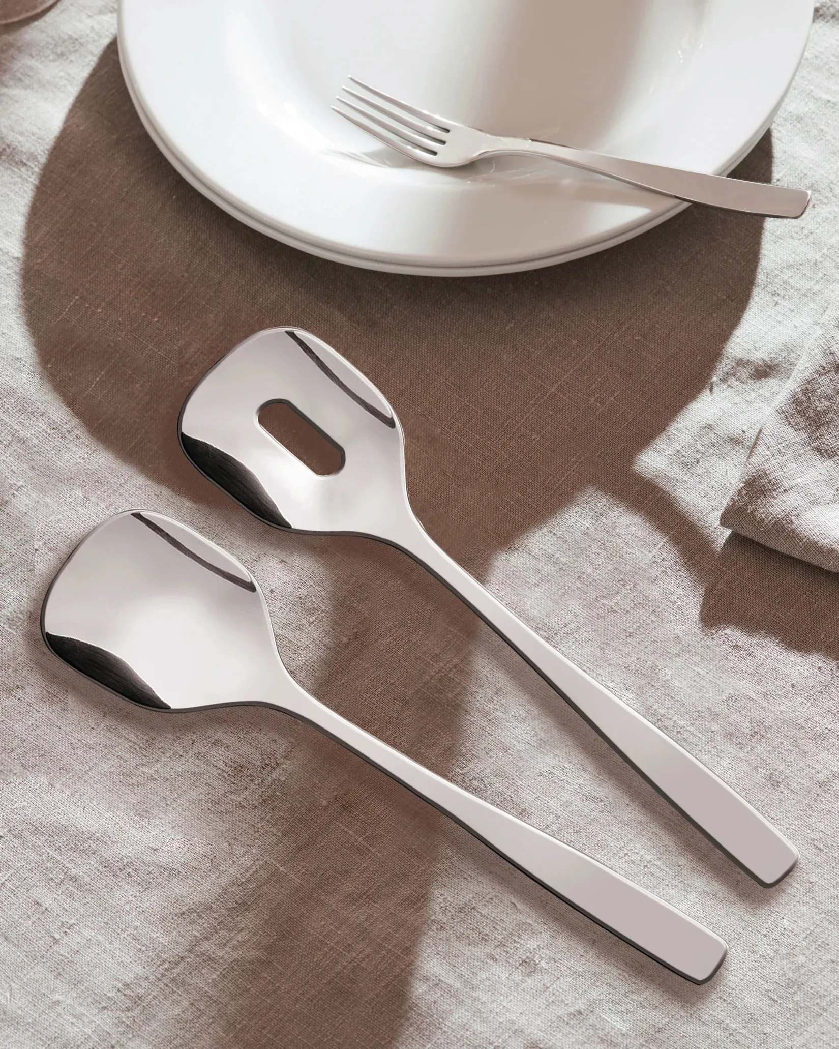 KnifeForkSpoon salaattisetti, Ruostumaton teräs Alessi