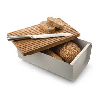 Mattina leipälaatikko 34 cm - Lämpimänharmaa-bambu - Alessi