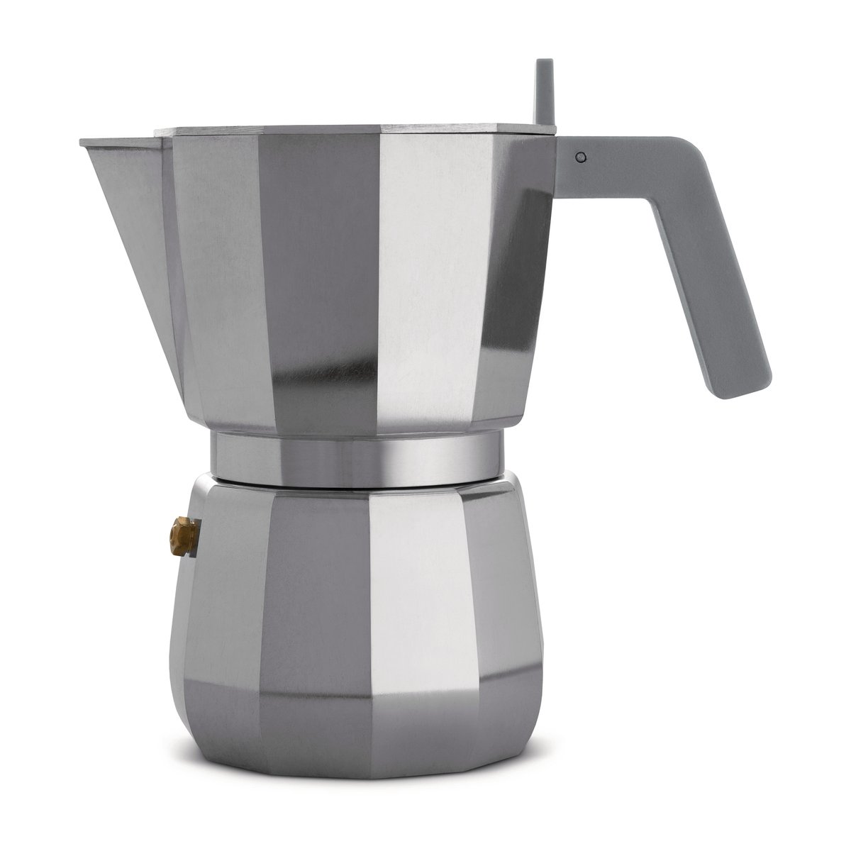 Alessi Moka espressokahvinkeitin induktio 9 kuppia | Skandinaavinen Sisustus | Hopeanvärinen