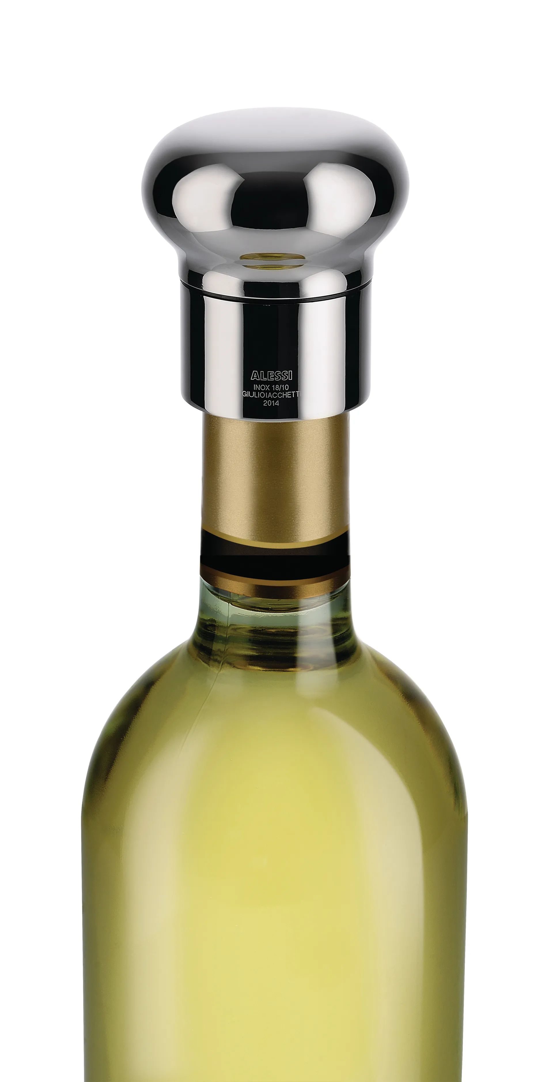 Noè samppanjapullon sulkija, Ruostumaton teräs Alessi
