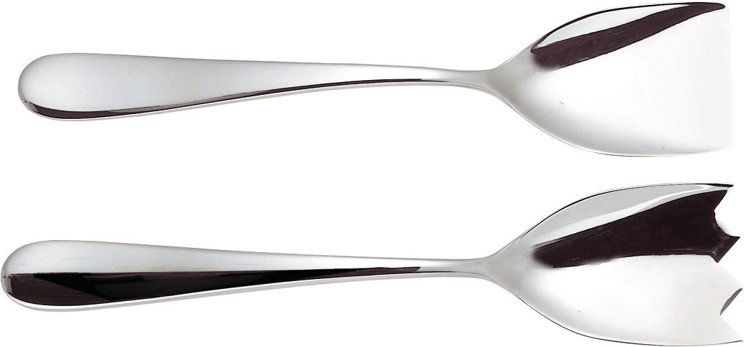 Alessi Nuovo Milano salaattiottimet Chrome | Skandinaavinen Sisustus | Salaattiottimet | Hopeanvärinen