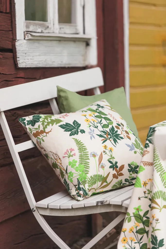 Ängsö tyynynpäällinen 47x47 cm, Multi-beige Almedahls