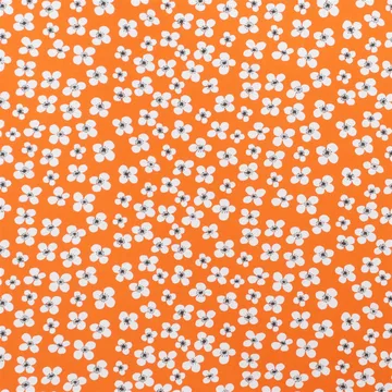 Belle Amie kangas oranssi - oranssi-valkoinen - Almedahls