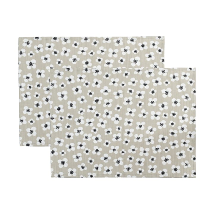 Belle Amie pöytätabletti 2-pack - Beige, 34x45 cm - Almedahls