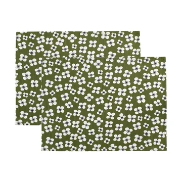 Belle Amie pöytätabletti 2-pack - Tummanvihreä, 34x45 cm - Almedahls