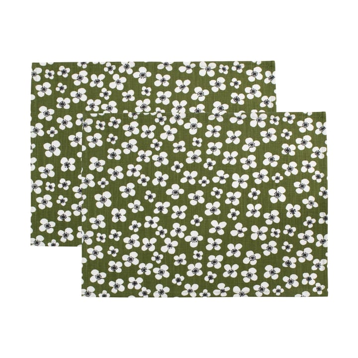 Belle Amie pöytätabletti 2-pack - Tummanvihreä, 34x45 cm - Almedahls