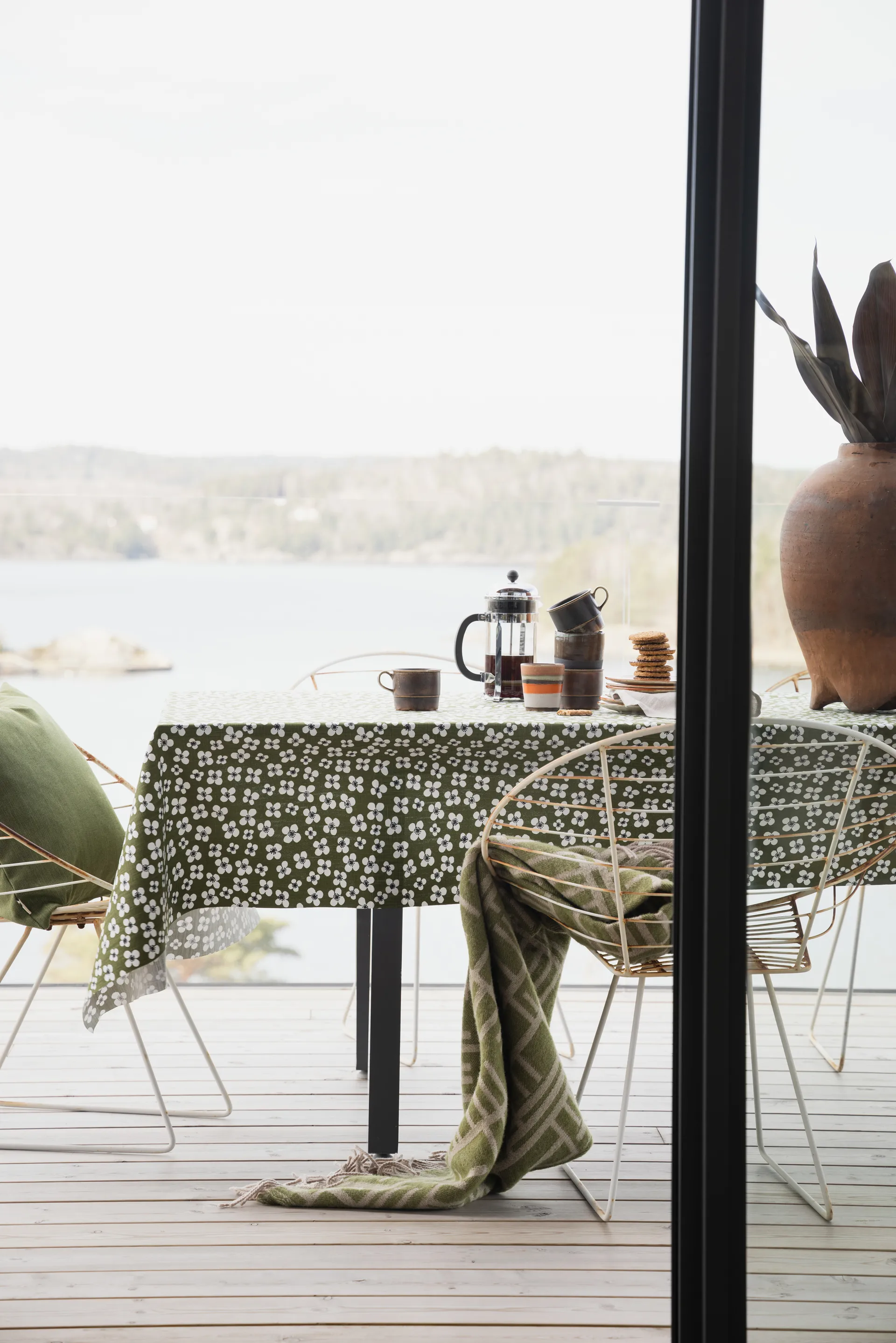 Belle Amie vahakangas metritavarana, Tummanvihreä Almedahls