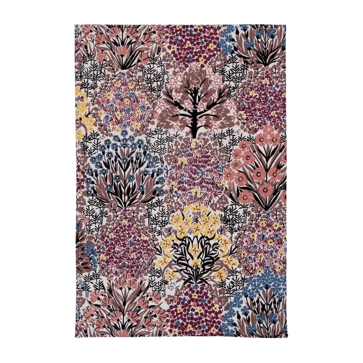 Botanic Garden -keittiöpyyhe 40 x 70 cm - Vaaleanpunaruskea - Almedahls