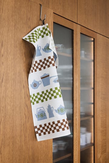 Grytskåpet keittiöpyyhe 47x70 cm - Multi sinivihreä - Almedahls