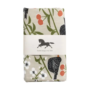 Kirsikkatarha pöytäliina - Beige, 145x250 cm - Almedahls