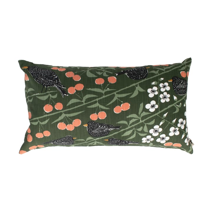 Kirsikkatarha-tyynynpäällinen - Tummanvihreä, 40x70cm - Almedahls