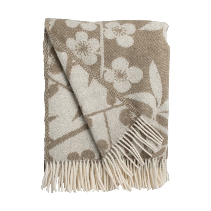 Kirsikkatarha viltti 130x170 cm - Ruskea offwhite - Almedahls