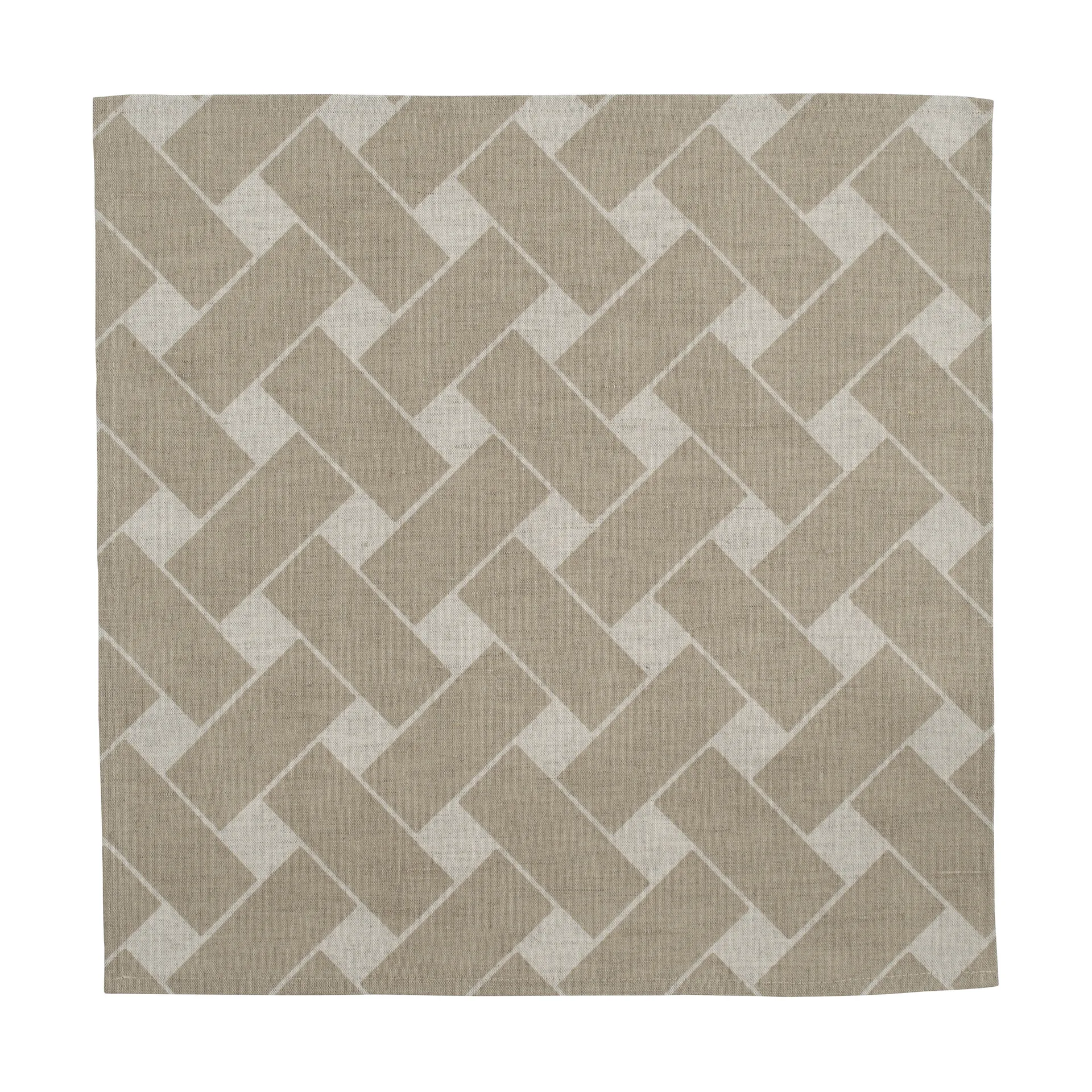 Kori XL lautasliina 45x45 cm 2-pack, Luonnon-taupe Almedahls