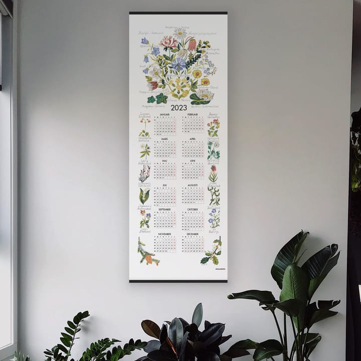 Maisemakukat kalenteri 2023, 35 x 90 cm Almedahls