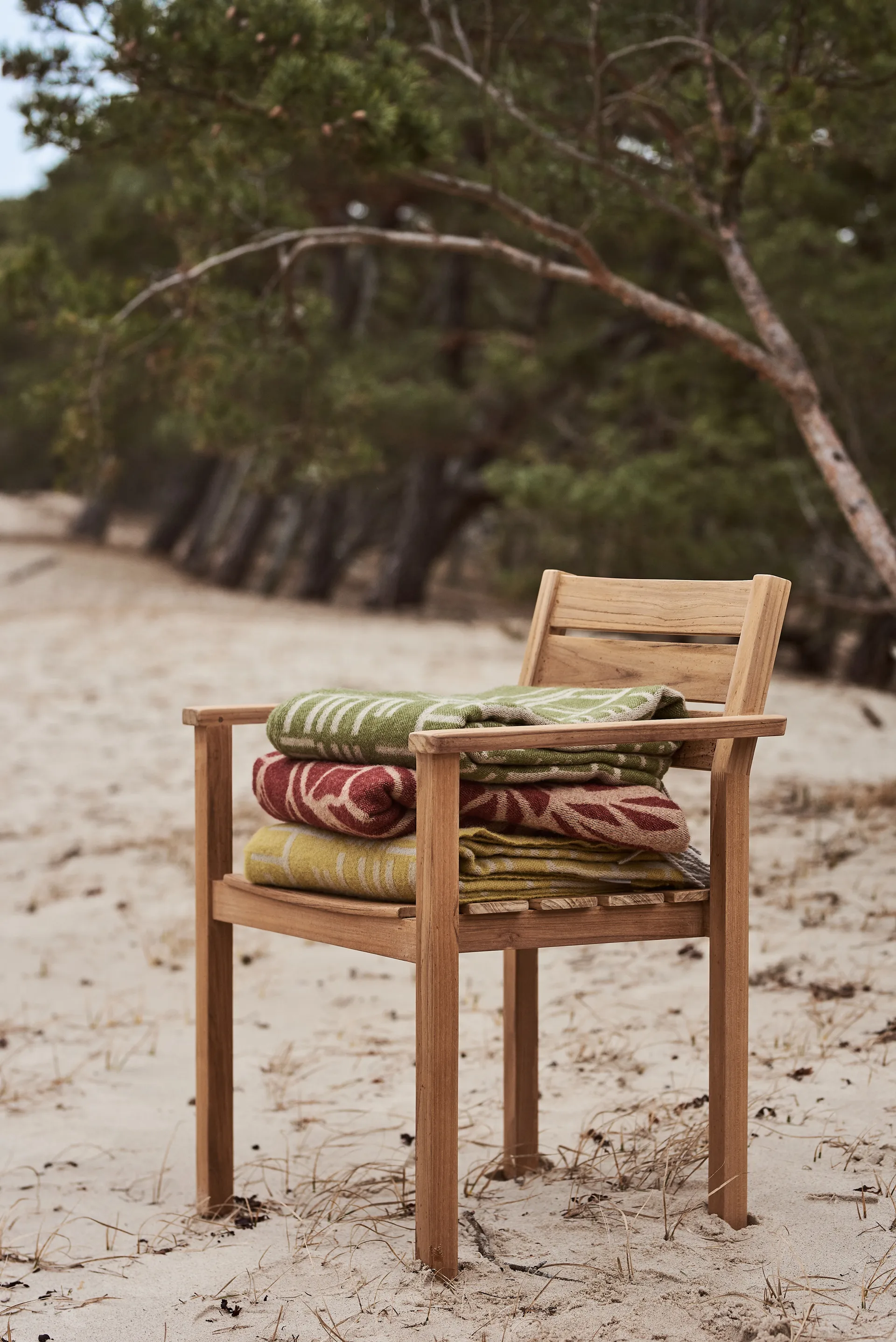 Pickepin huopa 130x170 cm, Sammalvihreä-beige Almedahls