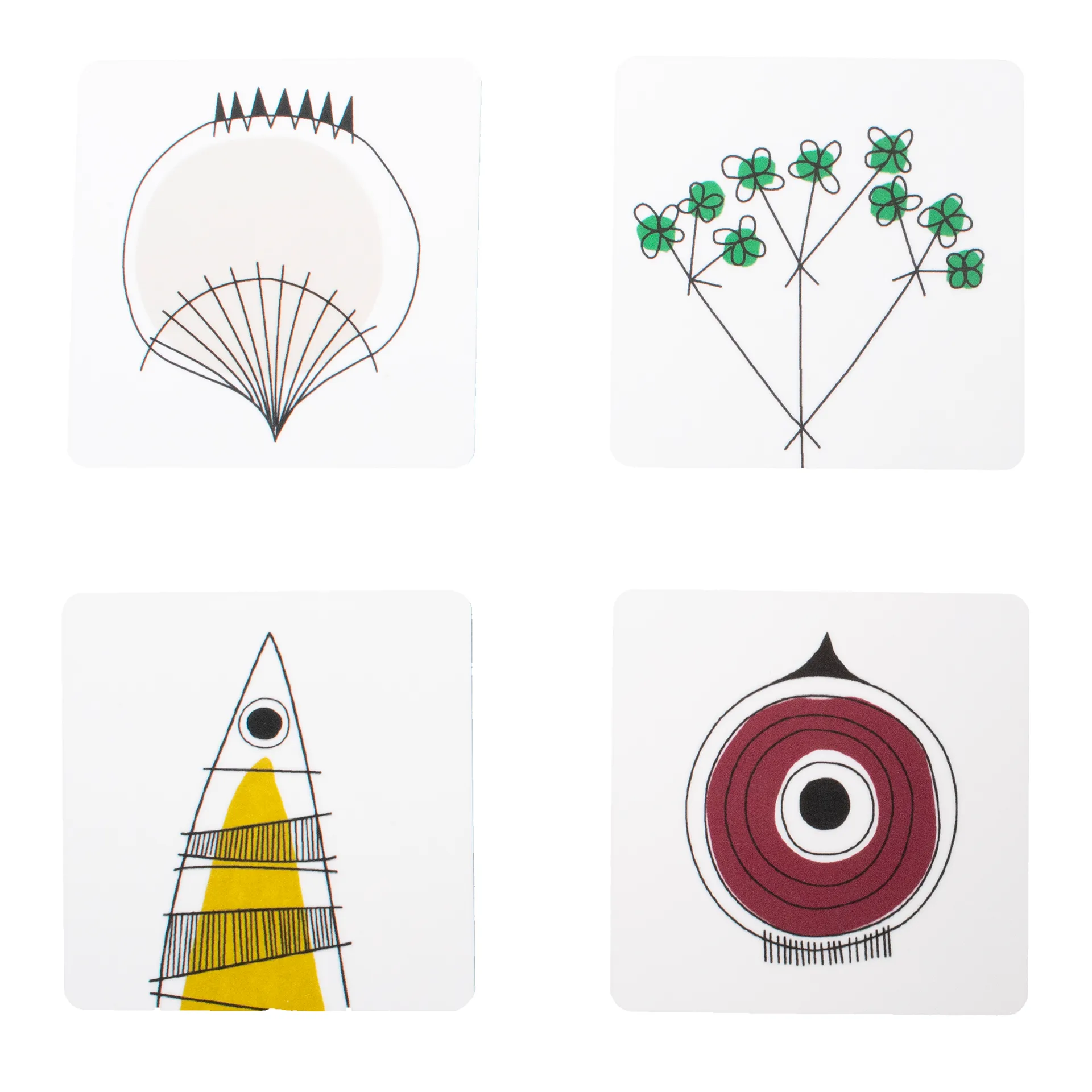 Picknick lasinalustat, Sininen-multi Almedahls