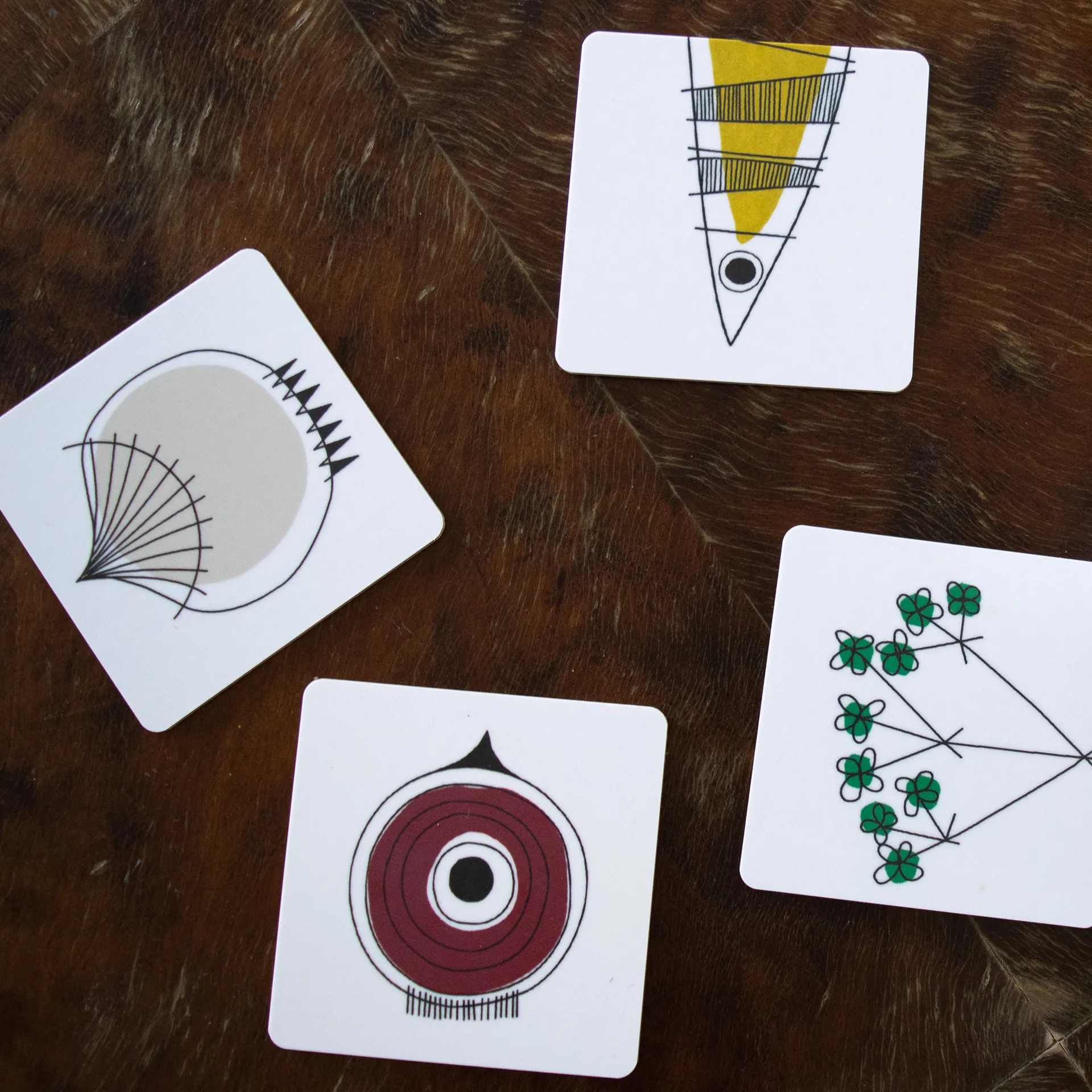 Picknick lasinalustat, Sininen-multi Almedahls