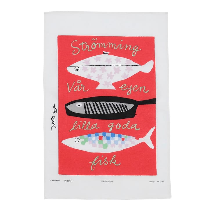 Strömming keittiöpyyhe, 47x70 cm Almedahls