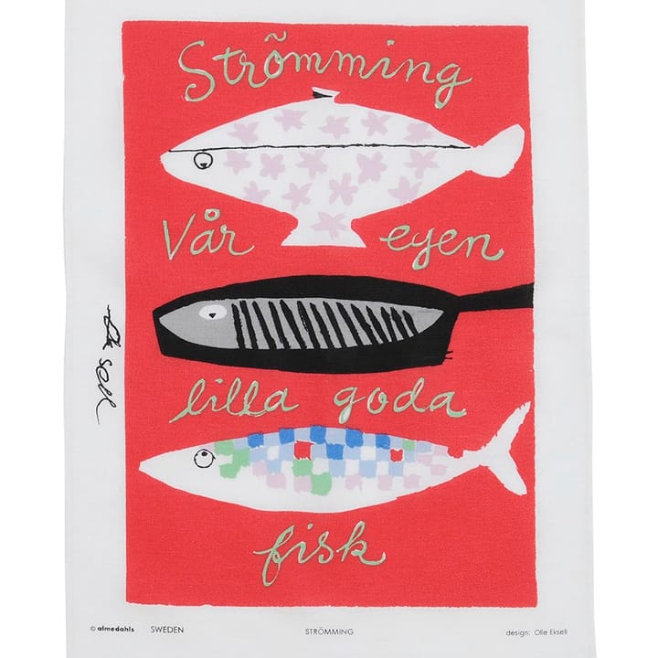 Strömming keittiöpyyhe, 47x70 cm Almedahls